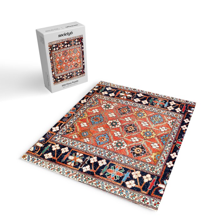 Shirvan East Caucasus Rug Print Jigsaw Puzzle Gallery Image 2