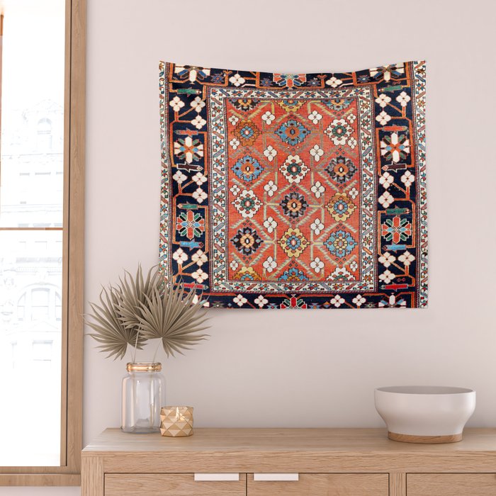 Shirvan East Caucasus Rug Print Wall Tapestry Gallery Image 2