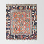 Shirvan East Caucasus Rug Print Throw Blanket Gallery Image 2