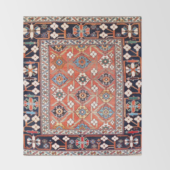 Shirvan East Caucasus Rug Print Throw Blanket Gallery Image 2