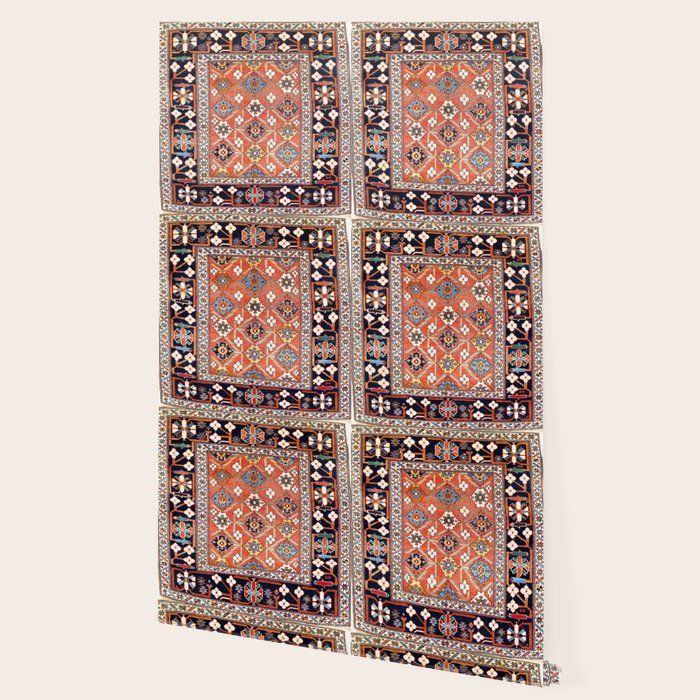 Shirvan East Caucasus Rug Print Wallpaper Gallery Image 2