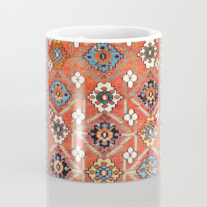 Shirvan East Caucasus Rug Print Coffee Mug Gallery Image 4
