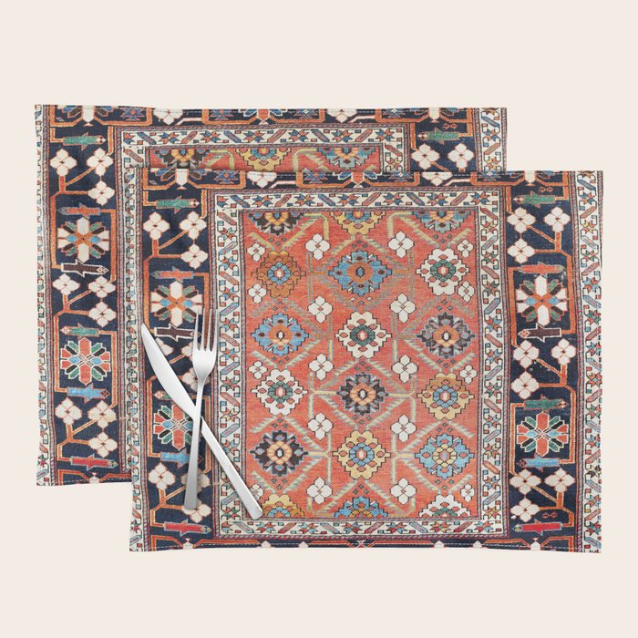 Shirvan East Caucasus Rug Print Placemat Gallery Image 1