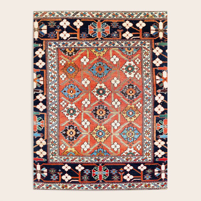 Shirvan East Caucasus Rug Print Poster Gallery Image 1