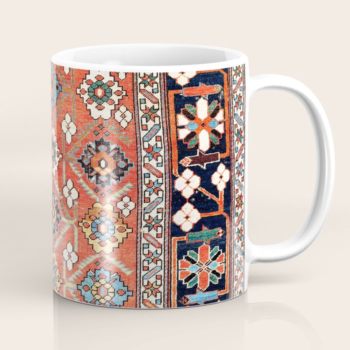 Shirvan East Caucasus Rug Print Coffee Mug Gallery Image 1