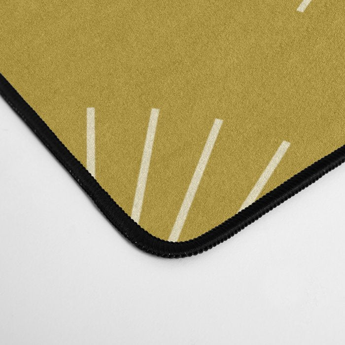 Minimalist Sunray Pattern XVI Desk Mat Gallery Image 4