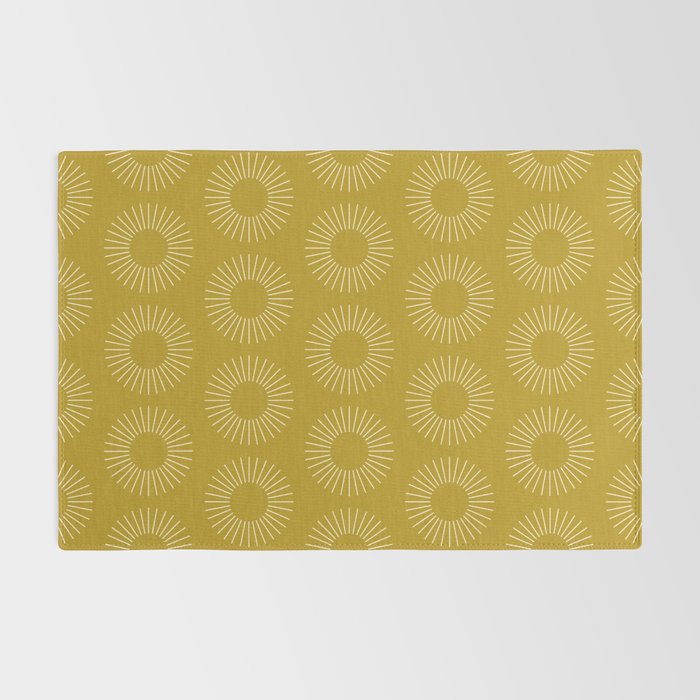 Minimalist Sunray Pattern XVI Rug Gallery Image 2