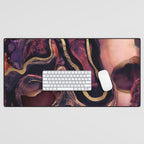 Golden River Abstract Desk Mat Gallery Image 1