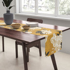 Glam Florals - Gold Table Runner Gallery Image 2