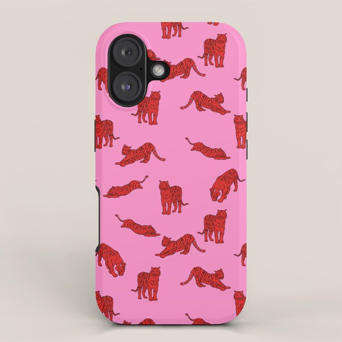Exotic Pink + Red Wildcats iPhone Case Gallery Image 1
