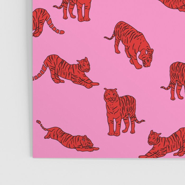 Exotic Pink + Red Wildcats Poster Gallery Image 3