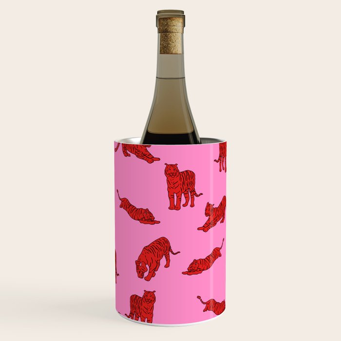 Exotic Pink + Red Wildcats Wine Chiller Gallery Image 3
