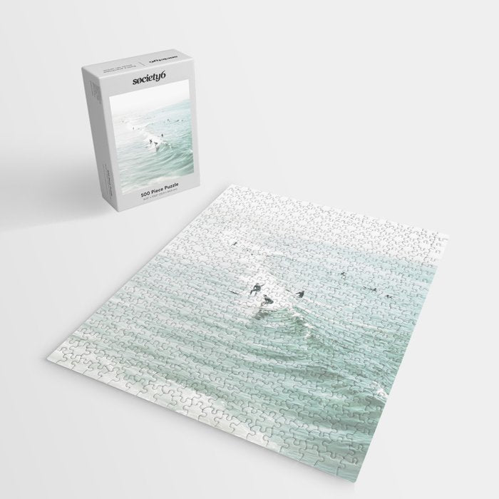 Surfer Waves Coastal Ocean Jigsaw Puzzle Gallery Image 2