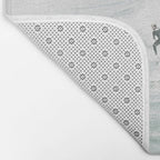 Surfer Waves Coastal Ocean Bath Mat Gallery Image 2