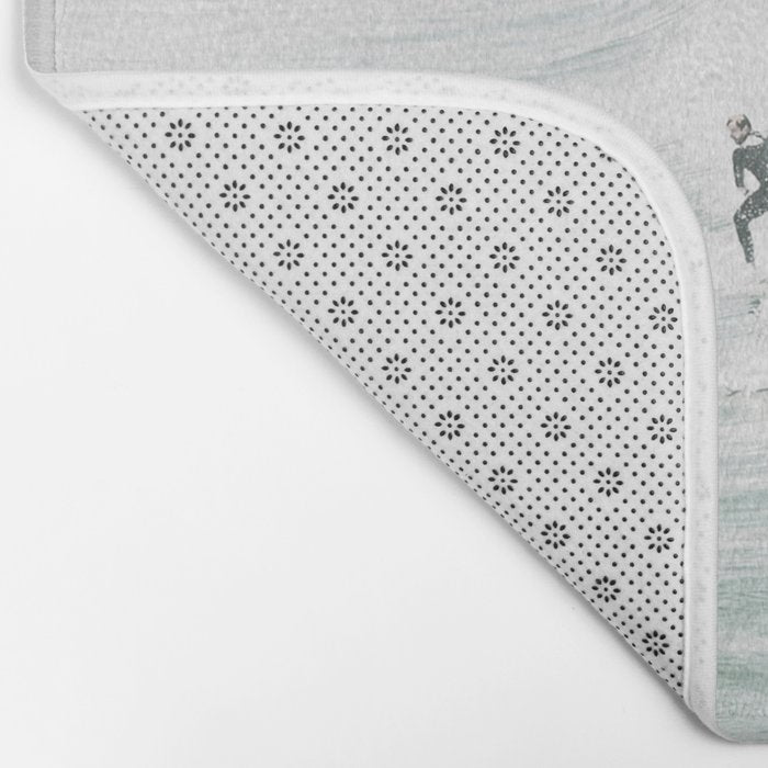Surfer Waves Coastal Ocean Bath Mat Gallery Image 2