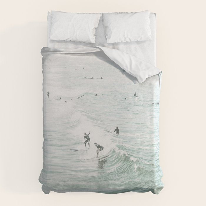Surfer Waves Coastal Ocean Duvet Cover Gallery Image 6
