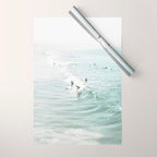 Surfer Waves Coastal Ocean Wrapping Paper Gallery Image 1