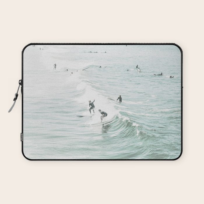 Surfer Waves Coastal Ocean Laptop Sleeve Gallery Image 1