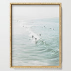Surfer Waves Coastal Ocean Serving Tray Gallery Image 1