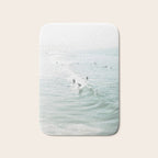 Surfer Waves Coastal Ocean Bath Mat Gallery Image 1
