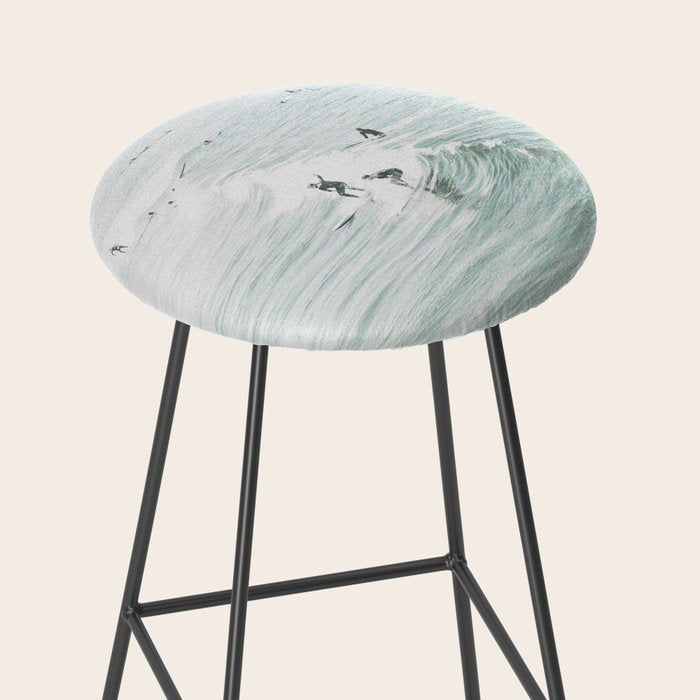 Surfer Waves Coastal Ocean Stool Gallery Image 2