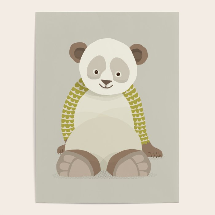 Whimsical Giant Panda Poster Gallery Image 4