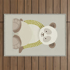 Whimsical Giant Panda Outdoor Rug Gallery Image 1