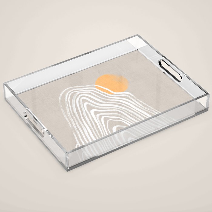 Echo mountain Acrylic Tray Gallery Image 1