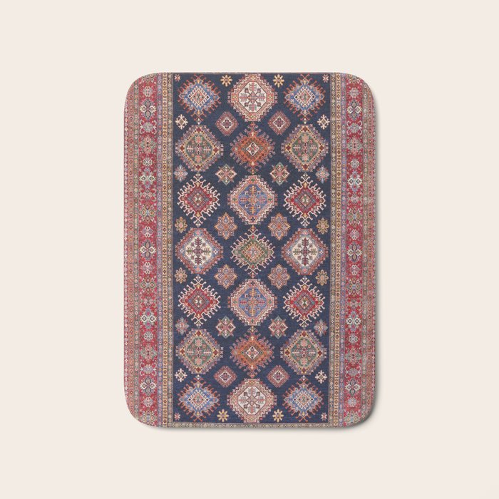 Heirloom Navy Jewels Bath Mat Gallery Image 1