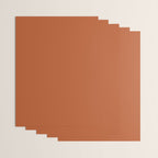 Warm Spiced Orange Solid Color Wrapping Paper Gallery Image 3