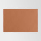 Warm Spiced Orange Solid Color Rug Gallery Image 2