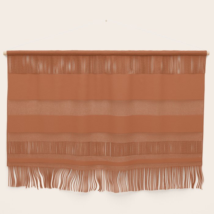 Warm Spiced Orange Solid Color Wall Hanging Gallery Image 1
