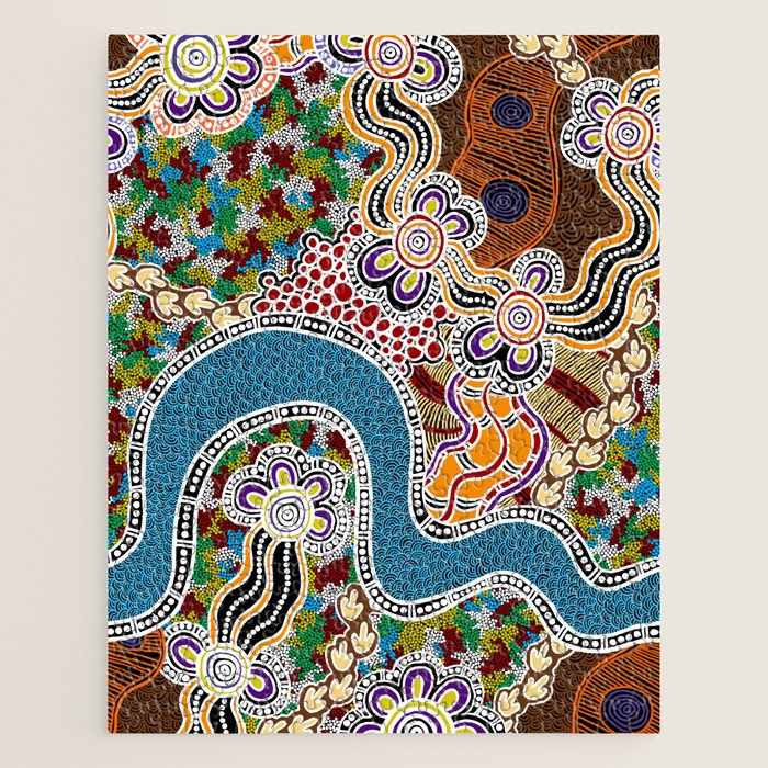 Authentic Aboriginal Art -  Jigsaw Puzzle Gallery Image 1
