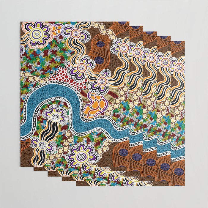 Authentic Aboriginal Art -  Wrapping Paper Gallery Image 3