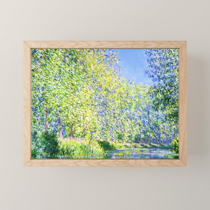 Monet: Bend in the River Epte Mini Art Print Gallery Image 1