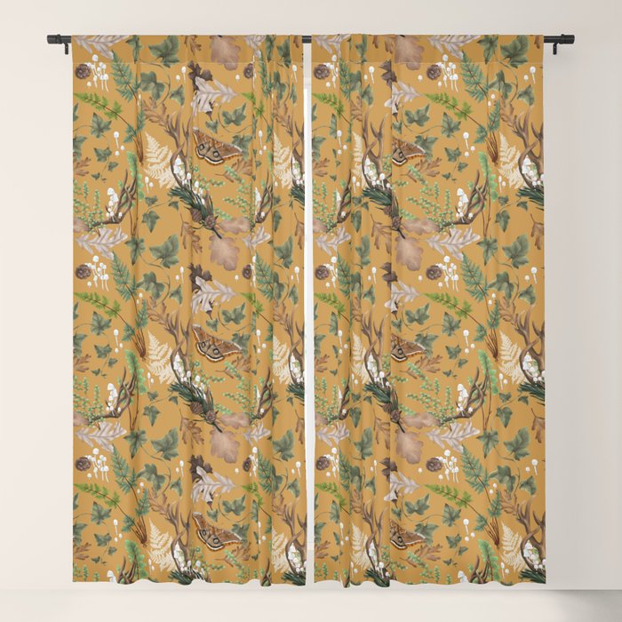 Bohemian Leafy Forest Window Curtain Gallery Image 5