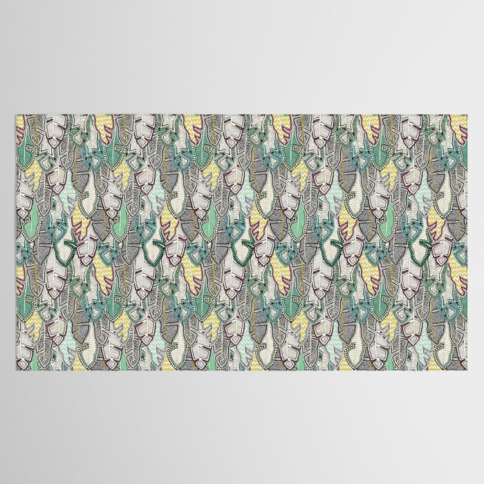 layered palm leaves Tablecloth Gallery Image 2