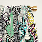 layered palm leaves Window Curtain Gallery Image 2