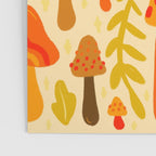 Spring Mushroom Print Poster Gallery Image 3