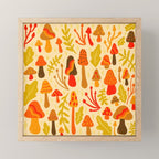 Spring Mushroom Print Mini Art Print Gallery Image 1