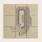 Whimsical Crocodile Wood Wall Art Gallery Image 1