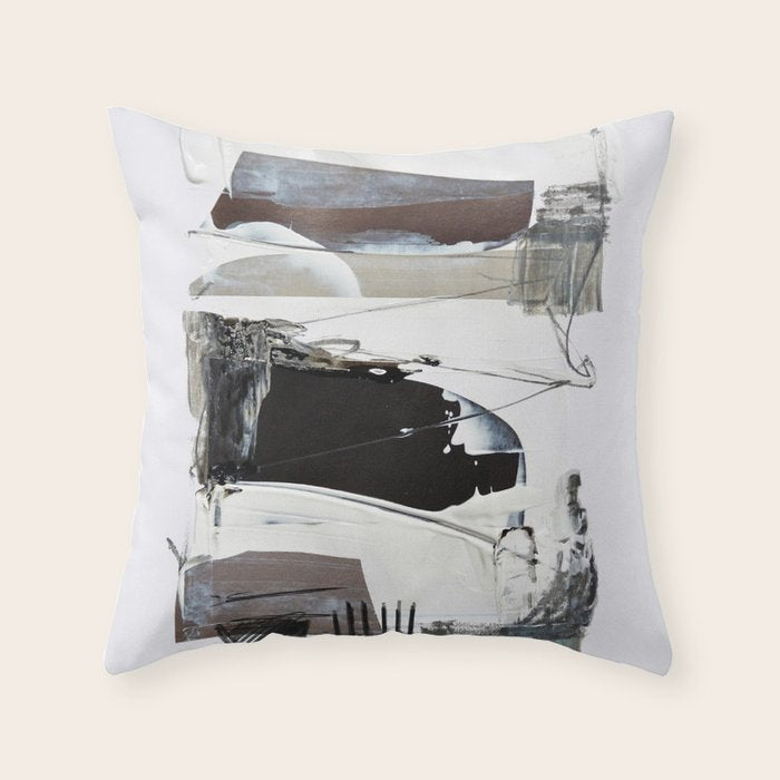 Neutral Tone 1 Throw Pillow Gallery Image 6