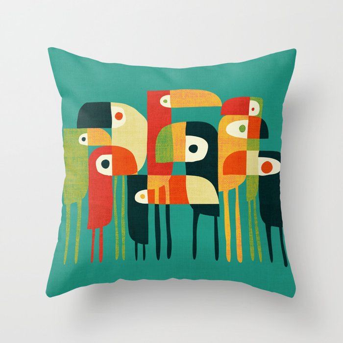 Toucan Throw Pillow Gallery Image 6