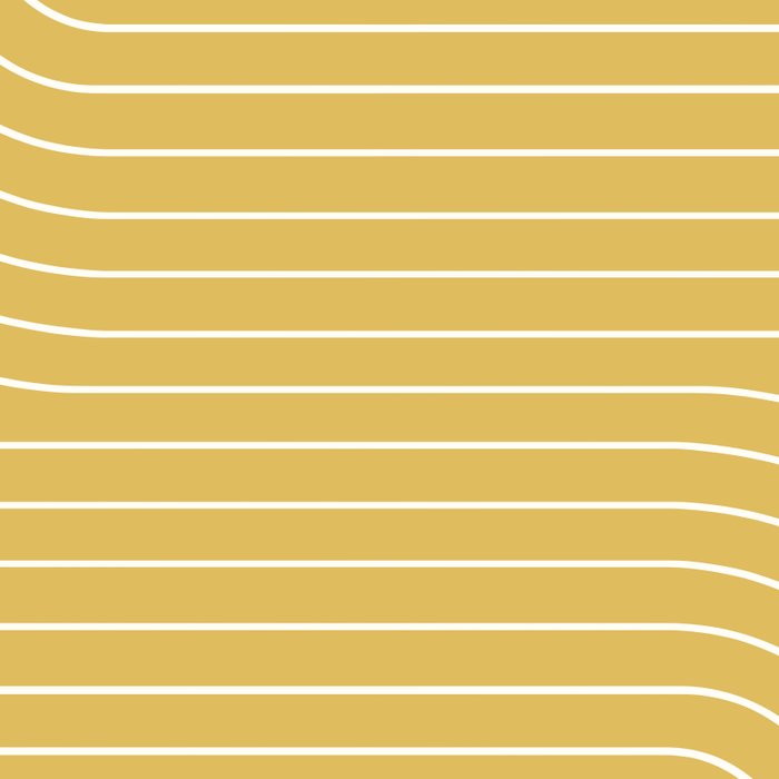 Minimal Line Curvature LXXIII Sunshine Yellow Mid Century Modern Arch Abstract Coffee Mug Gallery Image 2