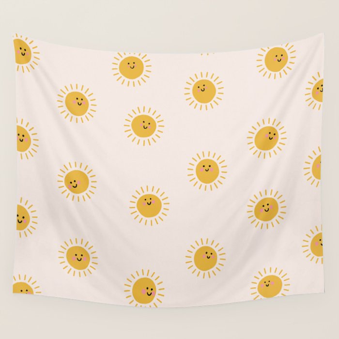 Happy Sunshine Wall Tapestry Gallery Image 1