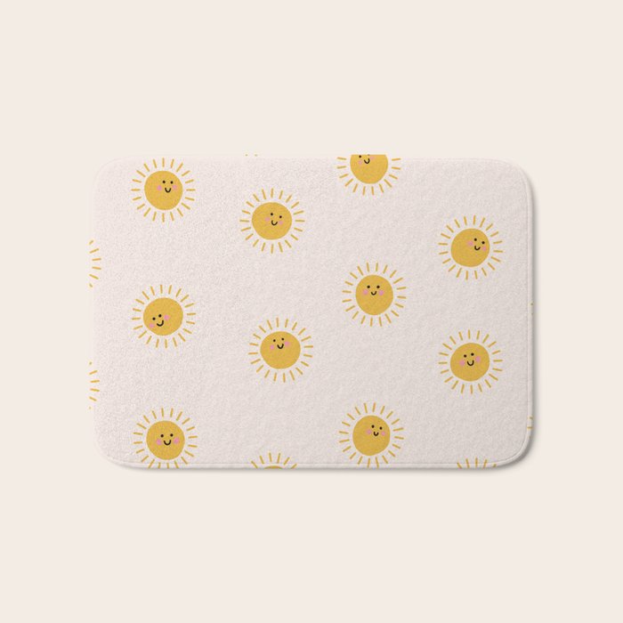 Happy Sunshine Bath Mat Gallery Image 1