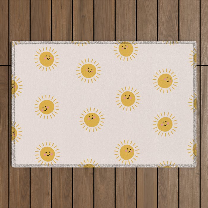 Happy Sunshine Outdoor Rug Gallery Image 1