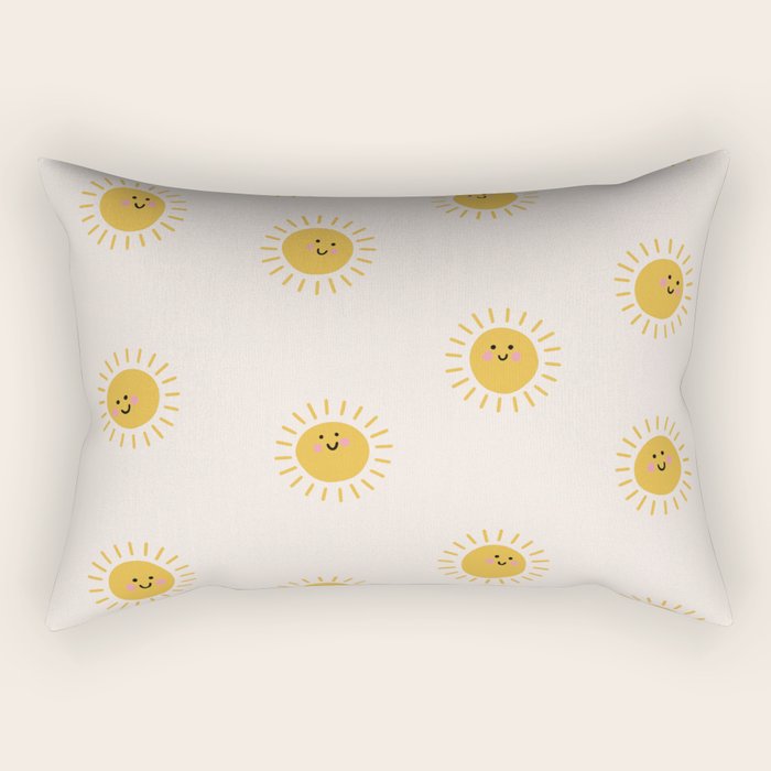 Happy Sunshine Rectangular Pillow Gallery Image 2