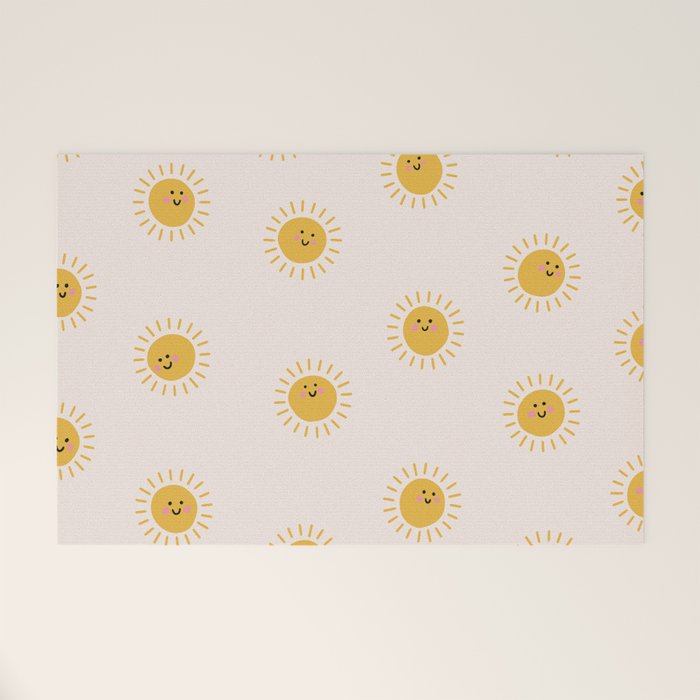 Happy Sunshine Welcome Mat Gallery Image 1
