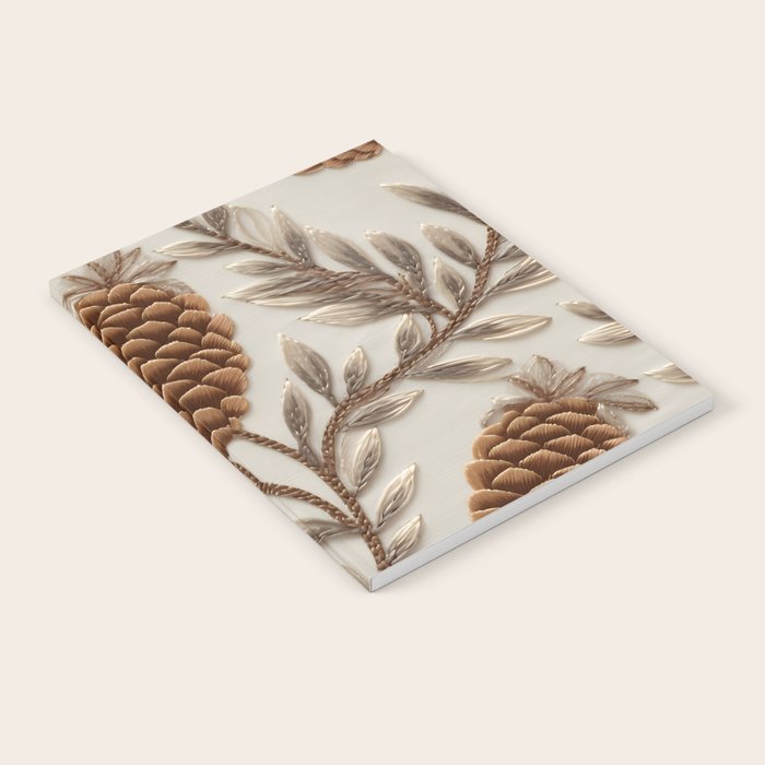 Holiday Decorative Pinecone Notebook Gallery Image 2